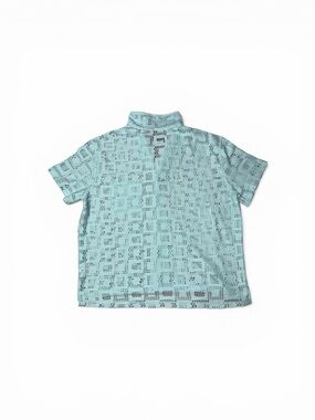 Original Use Light Blue Crochet Swim Coverup